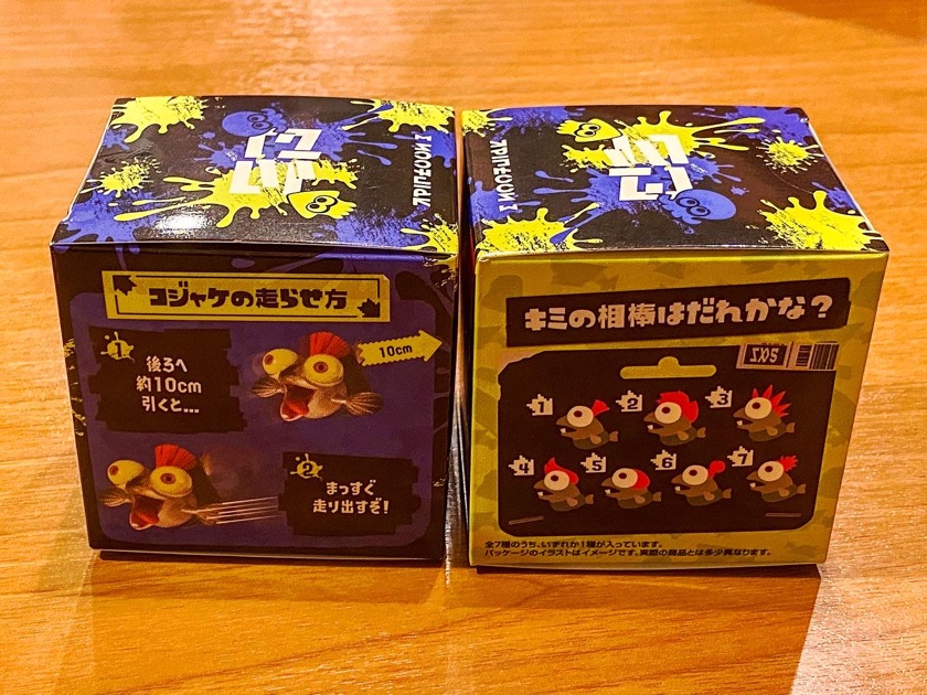 走るコジャケコレクション スプラトゥーン3 全7種類 パッケージ Nintendo 任天堂 ニンテンドー